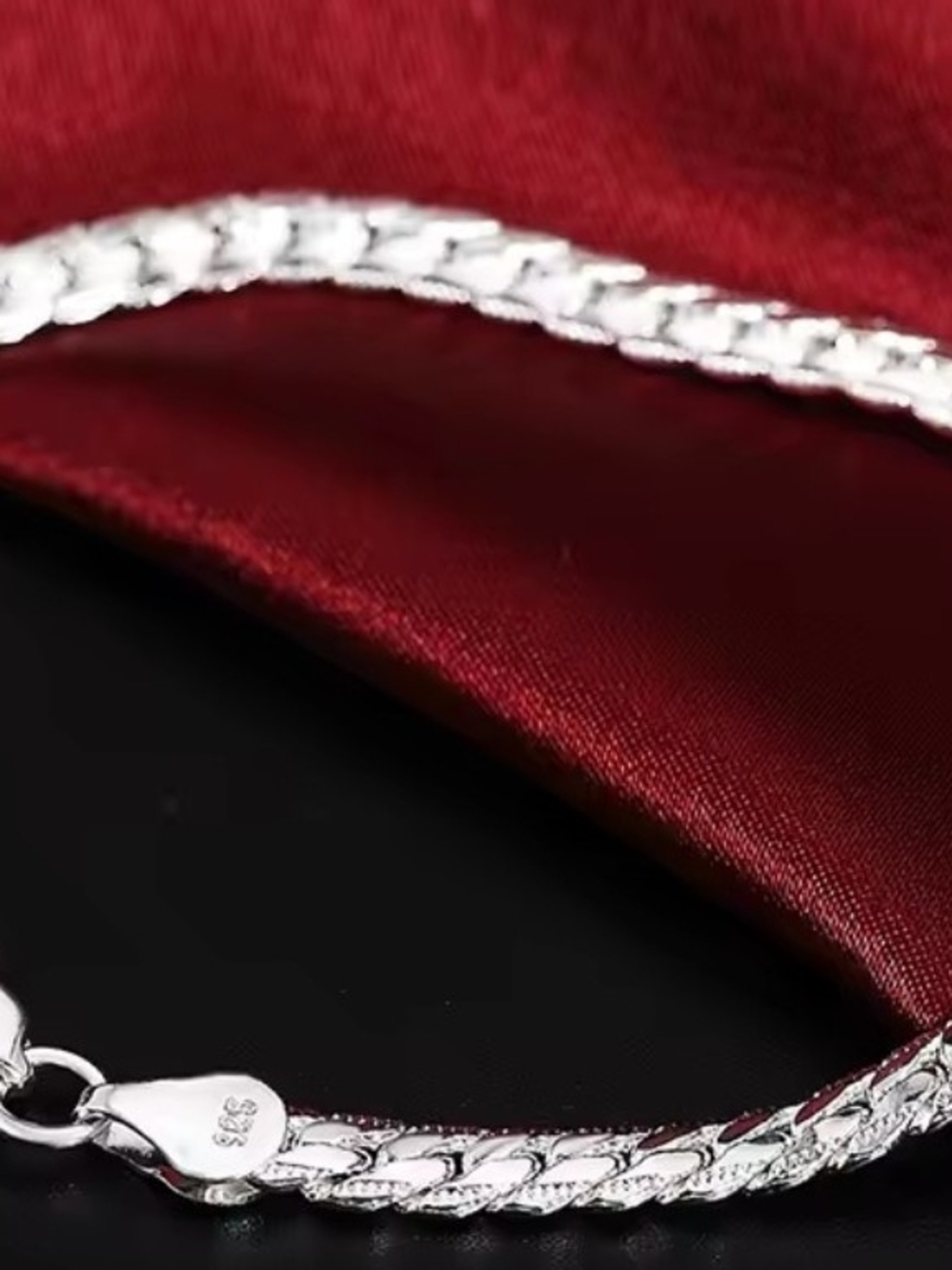 Sterling Silver Rope Chain Necklace - Silver - Picture 2 of 3